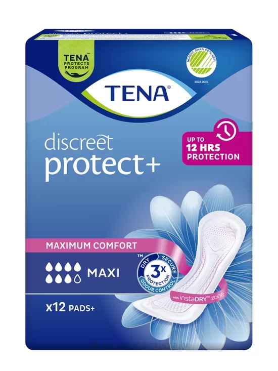 TENA Discreet Maxi paketes, 12 gb.